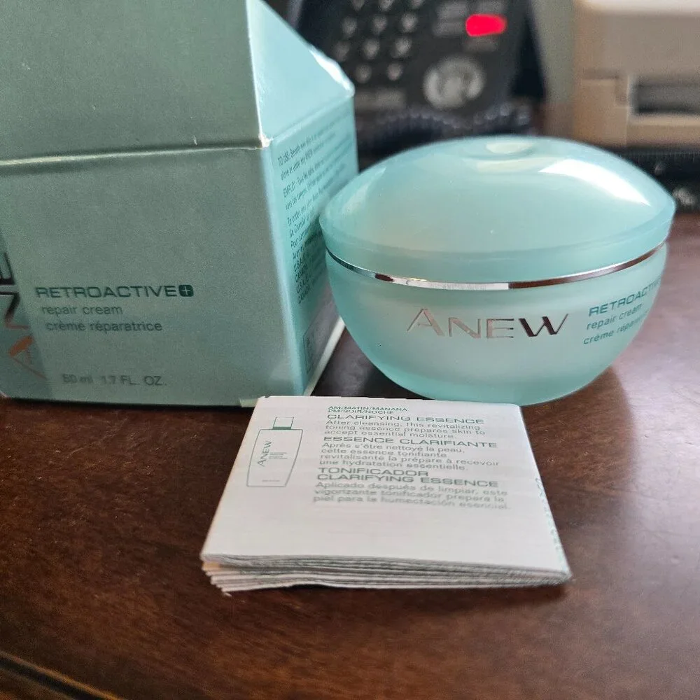 Vintage Avon Anew Retroactive+ Repair Cream - 50ml / 1.7 oz - NIB